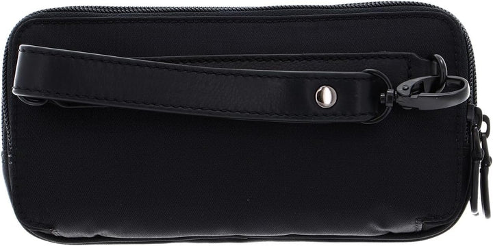 PIQUADRO Unisex P16 Lederetui, Chevron/Schwarz
