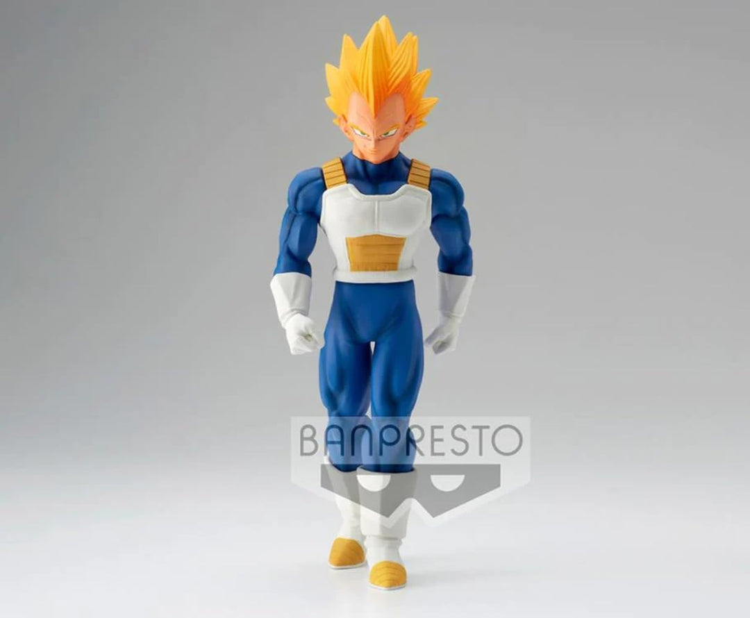 BANPRESTO Dragon Ball Z – Super Saiyan Vegeta – Figur, solide Kante, 21 cm