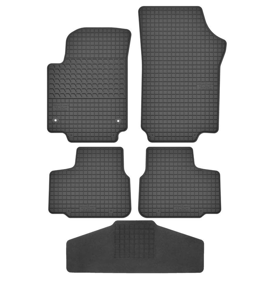 Fussmatten Vorne, Hinten + Tunnel Matte 5er Set für VW UP! ab 2011 Gummi Gummimatten Vorne, Hinten,