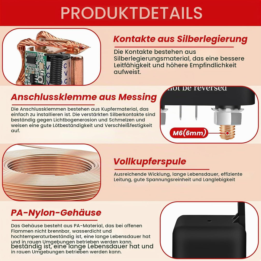 Batterie Trennschalter 12V Batterieschalter Auto Batterieschalter 12V 200A Batterie Schalter 12v Mit
