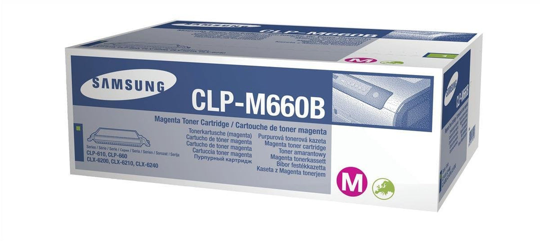 Samsung CLP-M660B/ELS Original Toner (Hohe Reichweite, Kompatibel mit: CLP-610/CLP-660/CLX-6200/6210