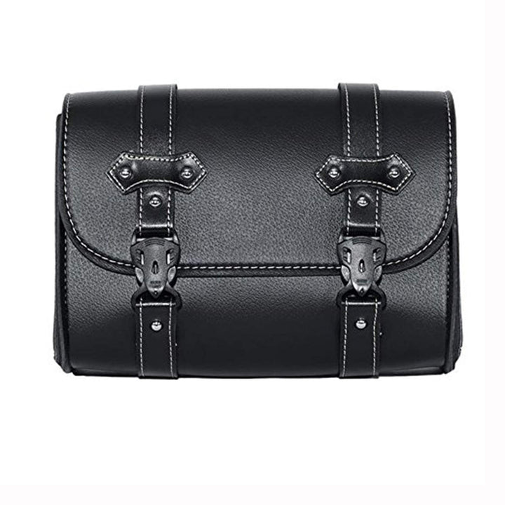 1x Motorrad Satteltaschen Leder wasserdichte Platz Satteltasche Seitliches Brot Werkzeugkasten Speic