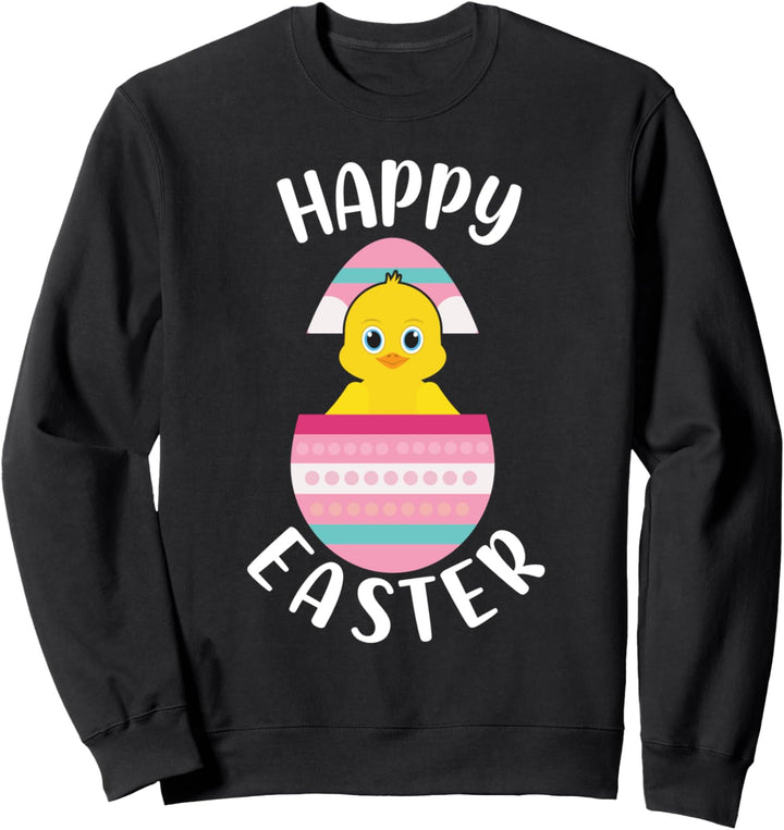 Frohe Ostereiersuche Nettes Baby Huhn Sweatshirt