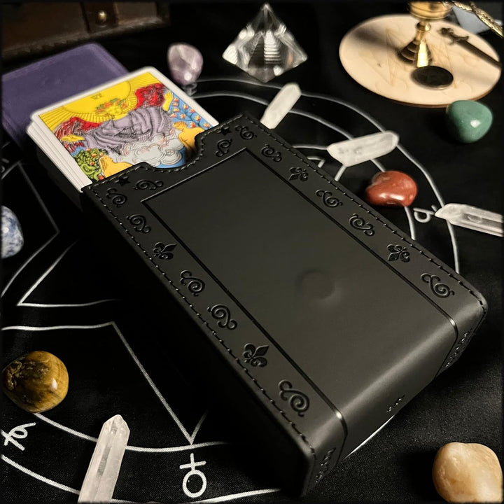 Luck Lab Tarot-Kartenetui aus Leder, für die meisten Tarotkarten in Standardgrösse (passend für Deck