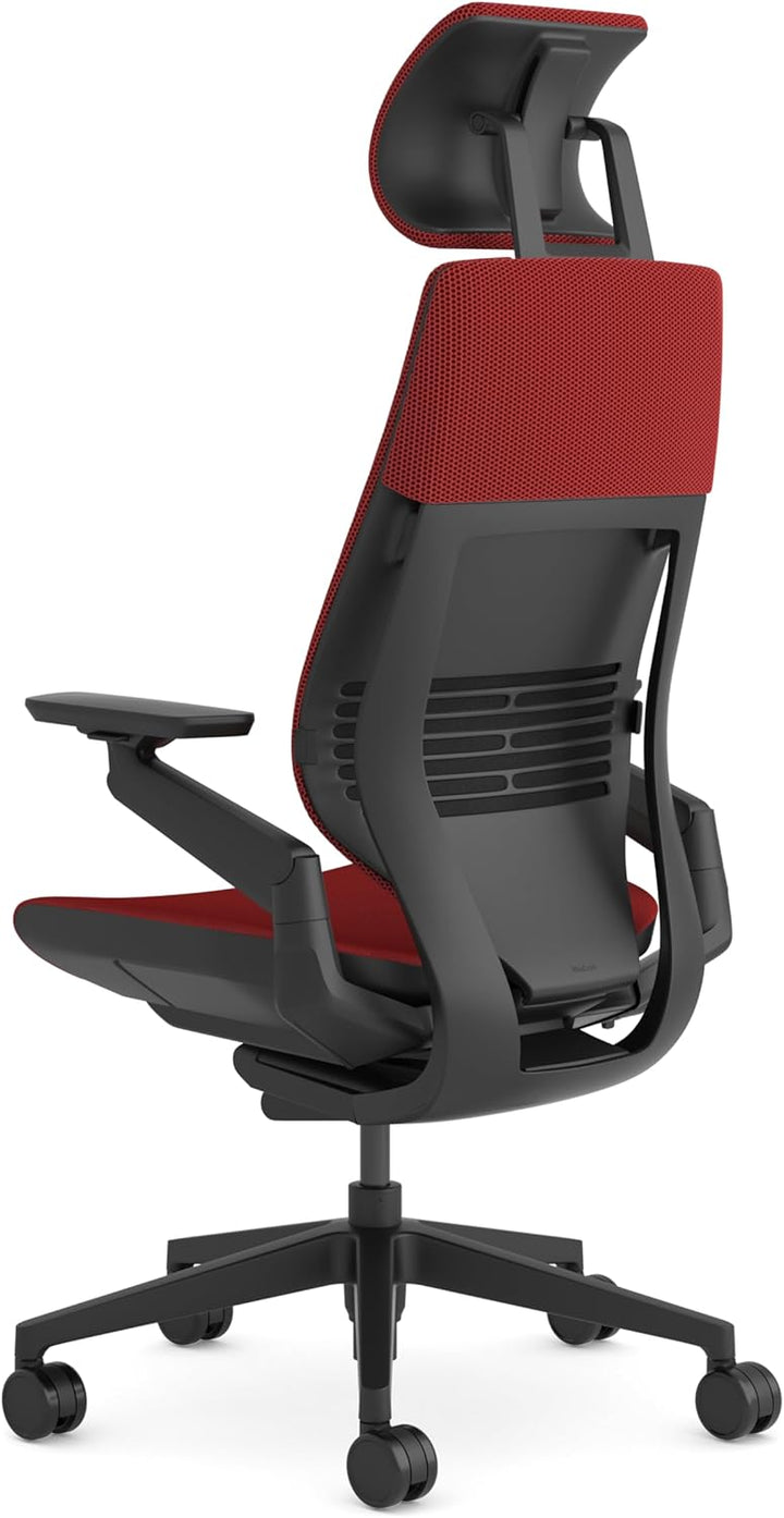 Steelcase Gesture Ergonomischer Bürostuhl mit 360° Armlehnen, 3D-Live Back Lumbalstütze, anpassbarer