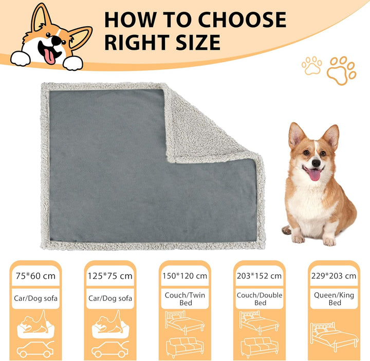 Wasserdicht Hundedecke Katzendecken Waschbar, wasserdichte Decke für Grosse Hunde Sofaschutz Couch Ü