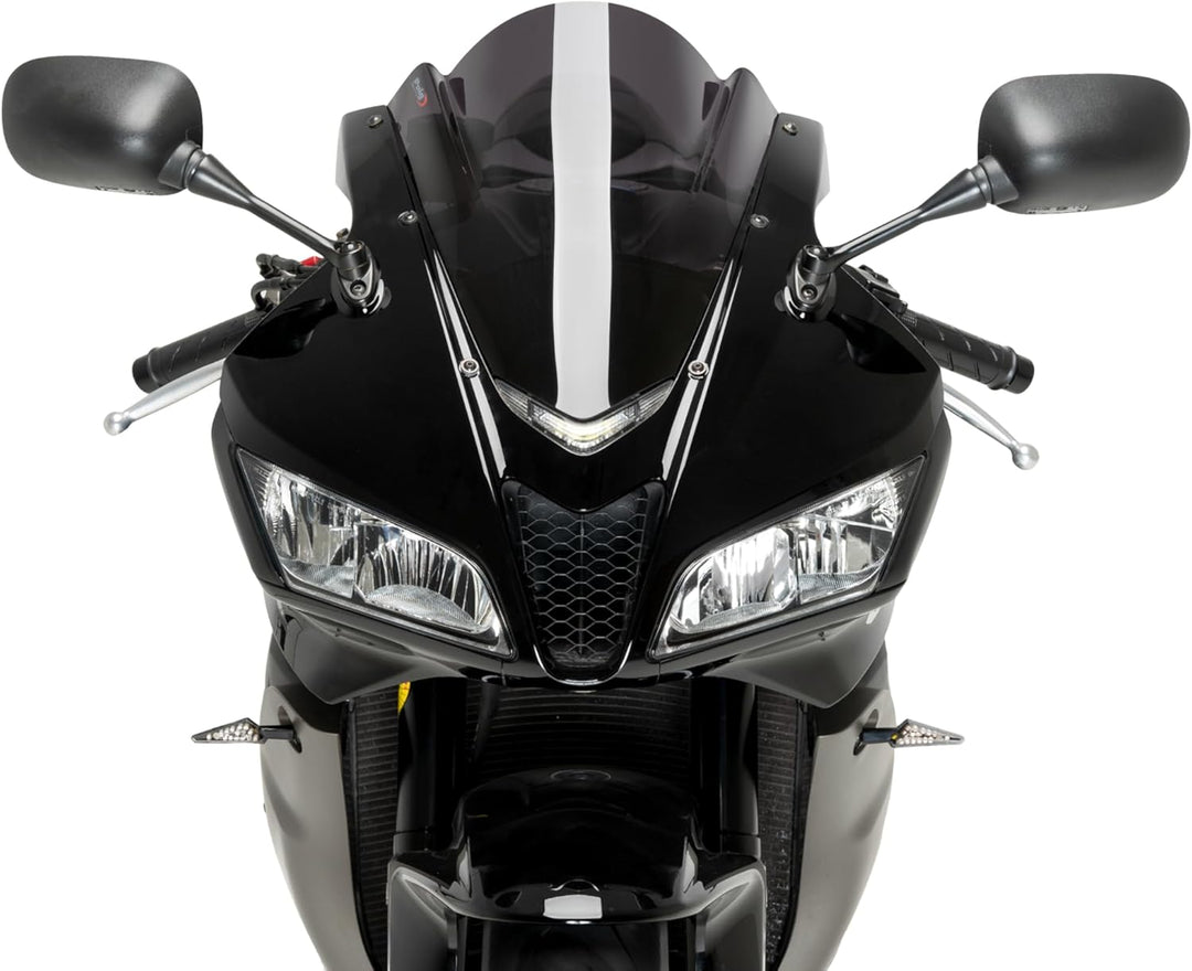 Puig 4356F Kuppel Racing Honda CBR600rr 07-12, Transparent/Dunkelgrau Rauch Stärk getönt, Stärk getö