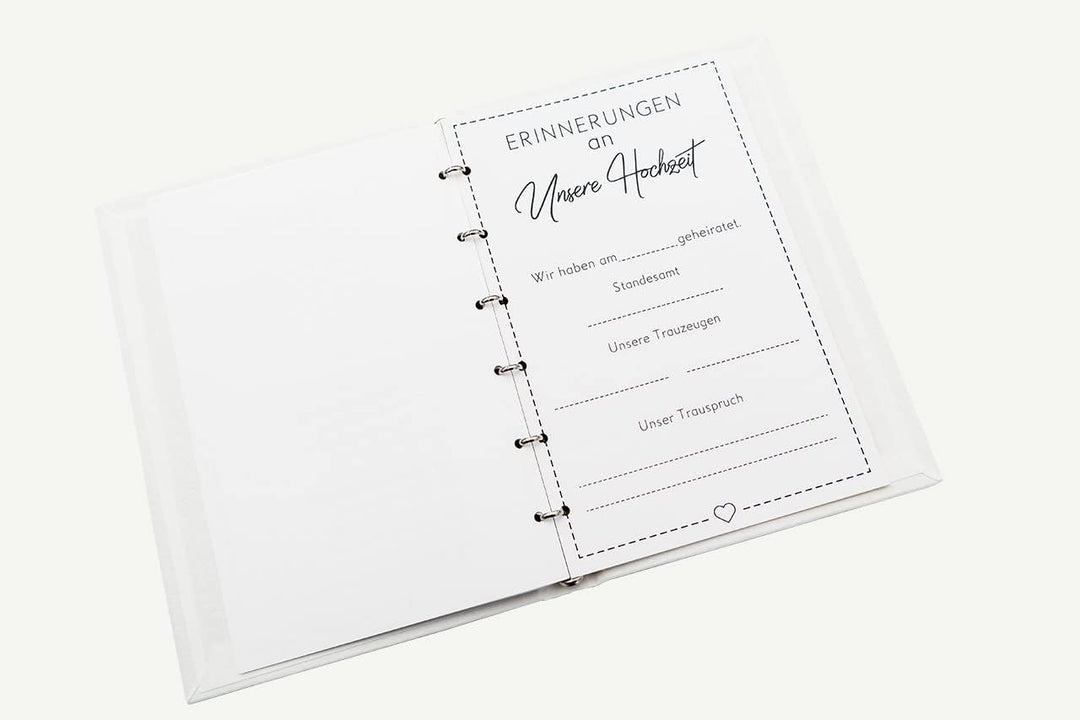 Hochzeitideal Stammbuch der Familie Familienstammbuch bedruckten Buchbinderleinen (Serie Terence (51