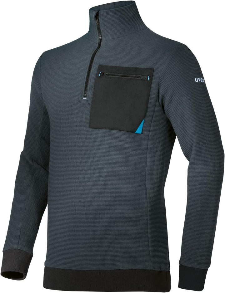 Uvex Tune-Up Herren Arbeitspullover - Robuster Pulli für die Arbeit und Freizeit M Dunkelblau, M Dun
