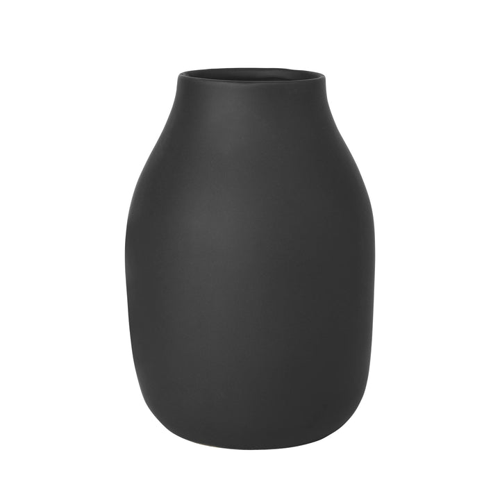 blomus -COLORA- Vase L aus Steingut, Peat, hergestellt in hochwertiger Handarbeit, elegante und deko