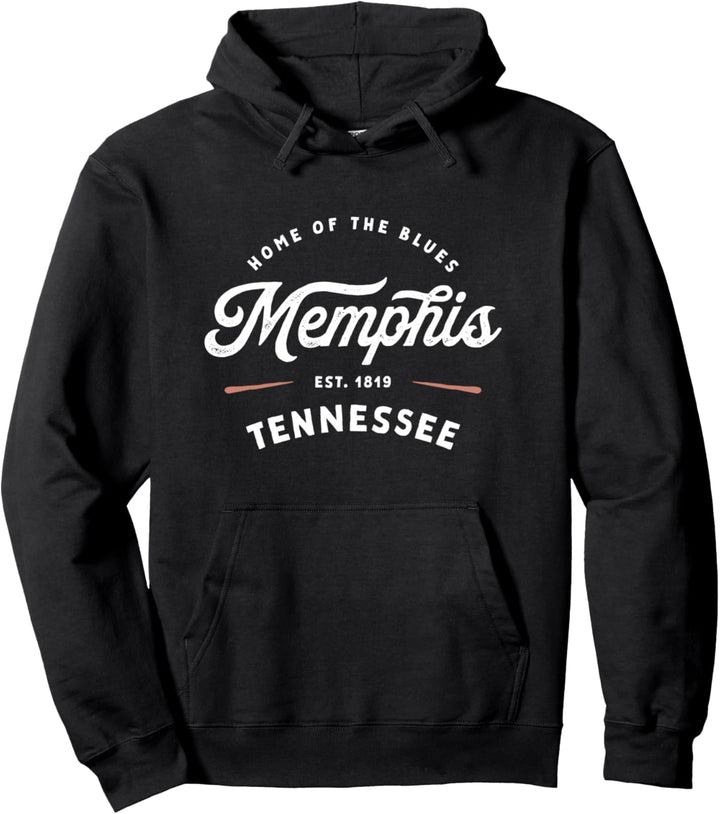Rustic Classic Memphis Tennessee 1819 USA Keepsake Pullover Hoodie