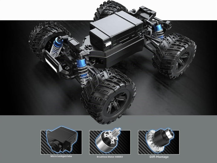 s-idee® MJX 20208 RC Car 1:20 Highspeed Off-Road Truck bis zu 40 km/h
