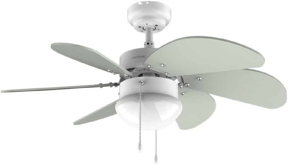 Cecotec Deckenventilator EnergySilence 3600 Vision Mint, 50 W, Durchmesser 92 cm, Lampe, 3 Geschwind