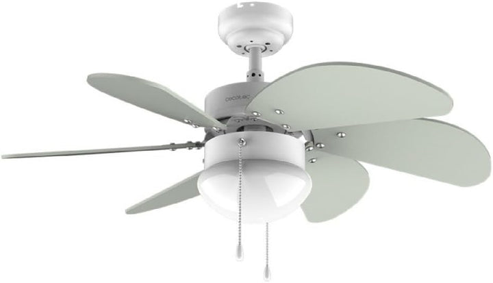 Cecotec Deckenventilator EnergySilence 3600 Vision Mint, 50 W, Durchmesser 92 cm, Lampe, 3 Geschwind