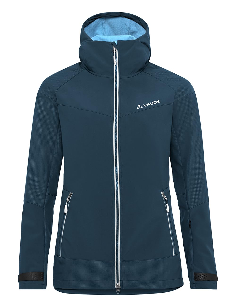 VAUDE Damen Women's All Year Elope Softshell Jacket Jacke, 34 dark sea uni