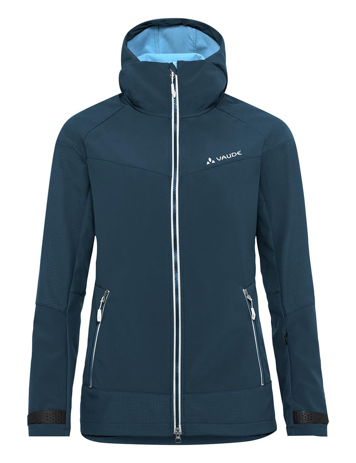 VAUDE Damen Women's All Year Elope Softshell Jacket Jacke, 34 dark sea uni