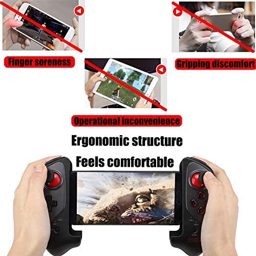 ASHATA Mobile Game Controller, drahtloser Bluetooth Game Controller, Handy Tablet Tablet Smart TV Te