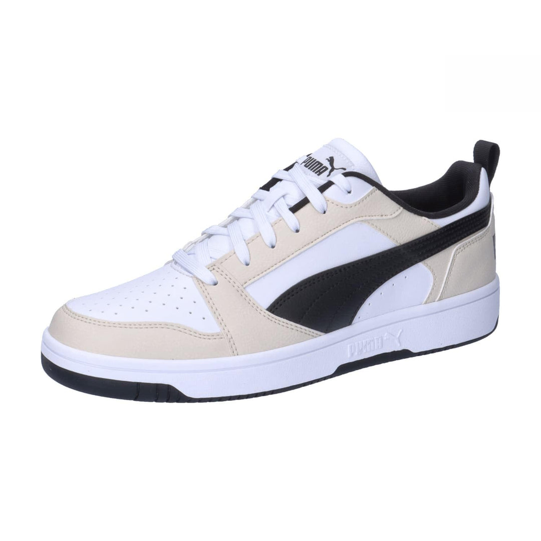 Puma Unisex Rebound V6 LowSneaker 37 EU Alpine Snow New Navy Puma White, 37 EU Alpine Snow New Navy