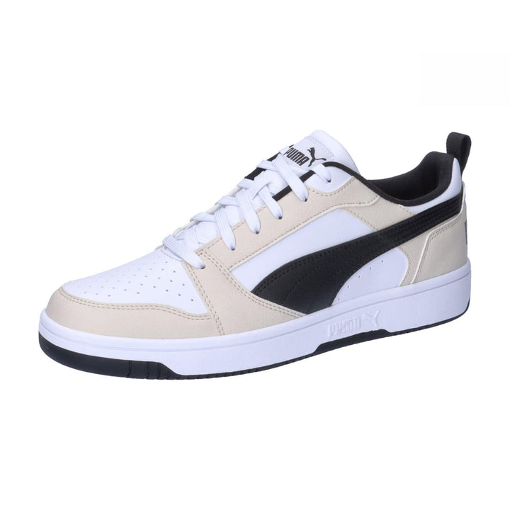 Puma Unisex Rebound V6 LowSneaker 37 EU Alpine Snow New Navy Puma White, 37 EU Alpine Snow New Navy
