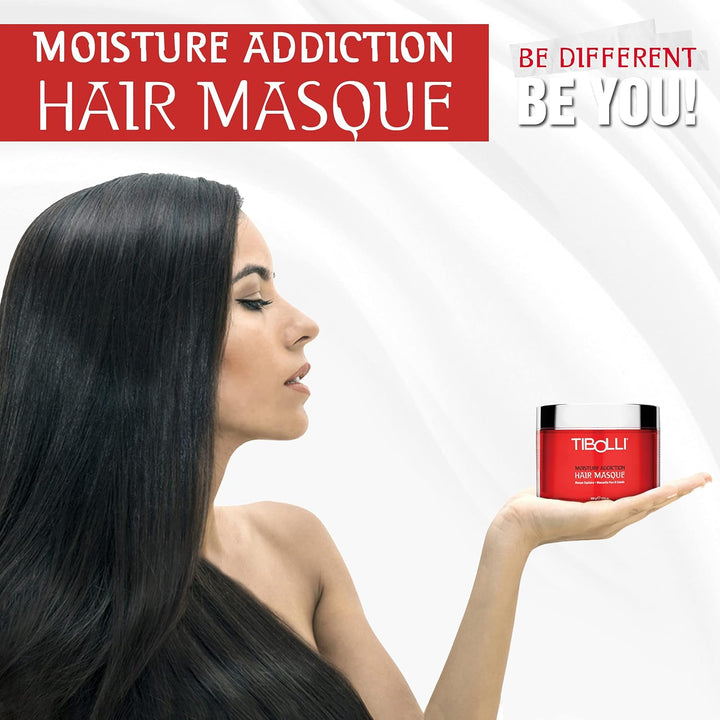 TIBOLLI Moisture Addiction Mask Deep Conditioning Masque (17.6 Fl oz/500g) Traitement hydratant et l