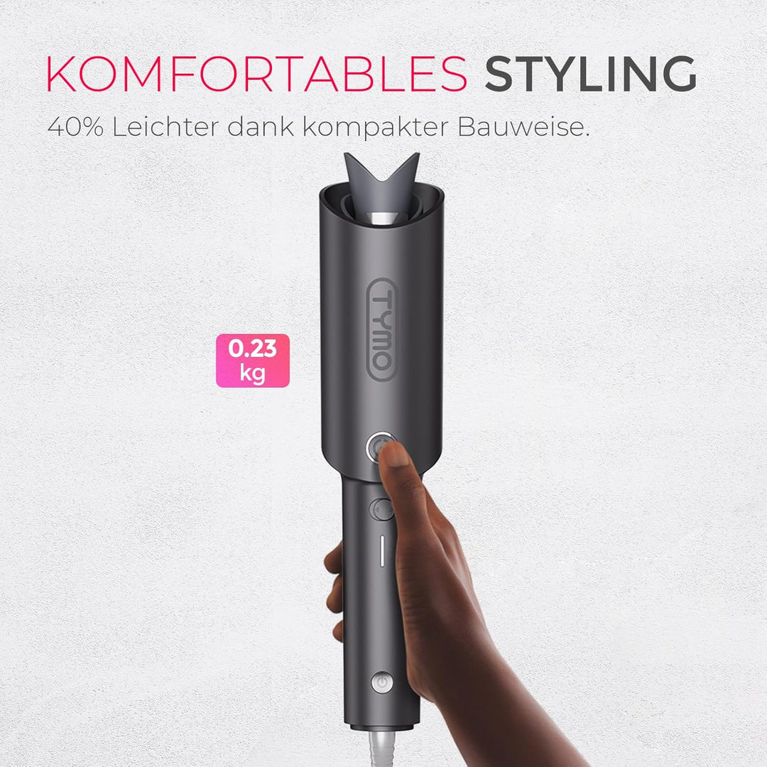 TYMO Lockenstab Automatisch Grosse Locken - TYMO CURLPRO Automatischer Rotierender Lockenstab 25mm f