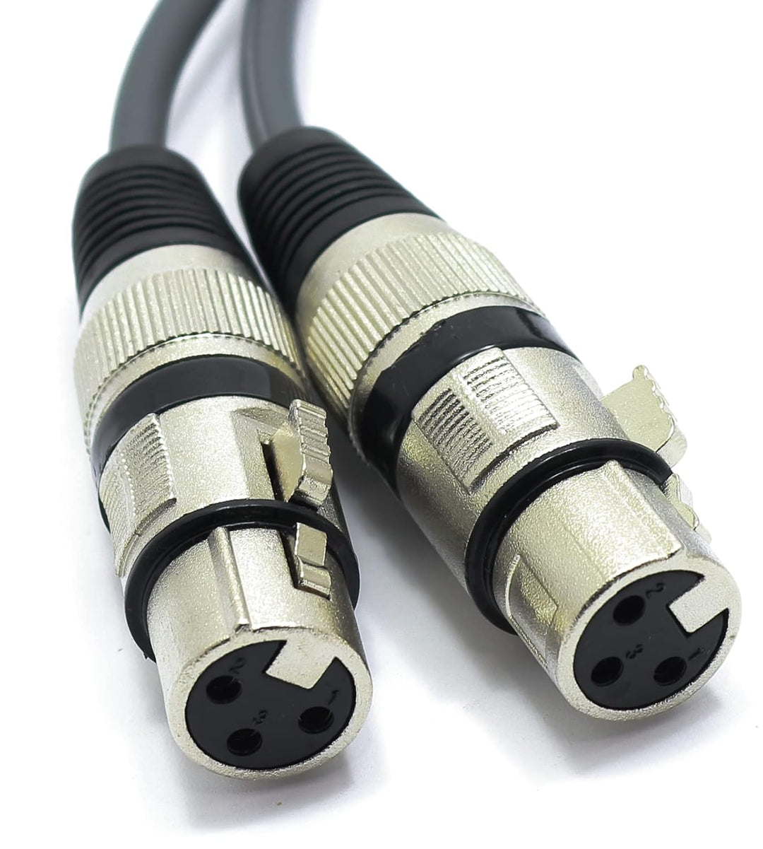 2x XLR Buchse auf 2x Cinch Stereo Kabel 1.5m Mikrofonkabel 3 Polig auf Chinch Adapter 2-XLR-F/2RCA 1