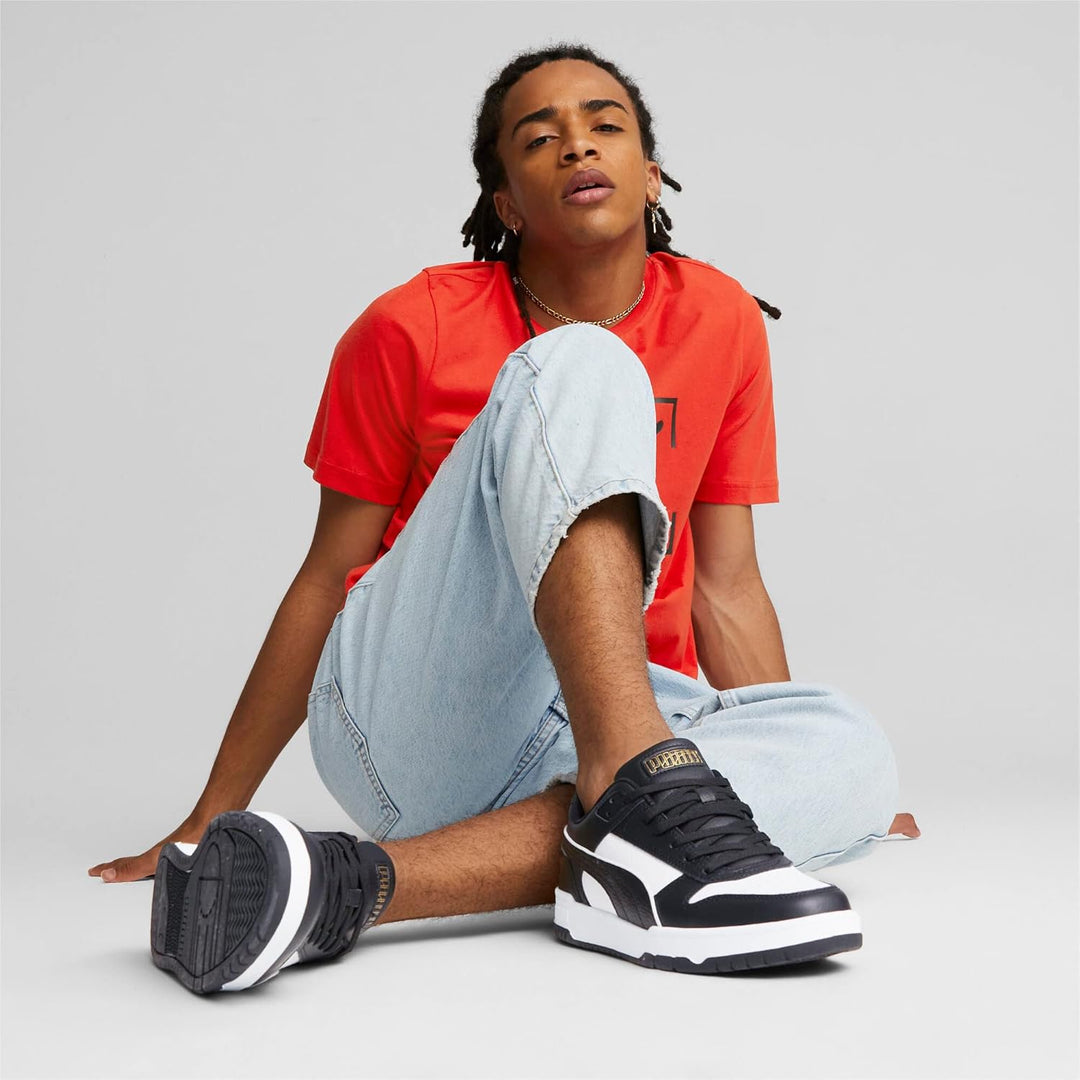 PUMA Unisex CALI WN'S Low-Top Trainer 36 EU Puma Black Puma White Puma Team Gold, 36 EU Puma Black P