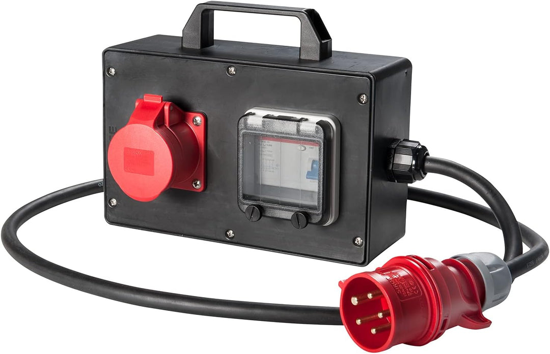 SIROX® Vollgummi-FI-Box "GÖRLITZ" CEE 16 A, 400 V~ 1, CEE 32 A, 400 V~ ohne