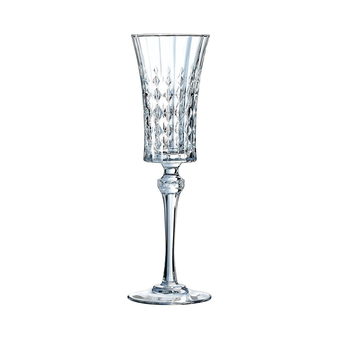 ECLAT L9742 6 Sektflöten 15 Cl-Lady Diamond, 0.15 Liter, transparent Sektgläser 15 cl, Sektgläser 15