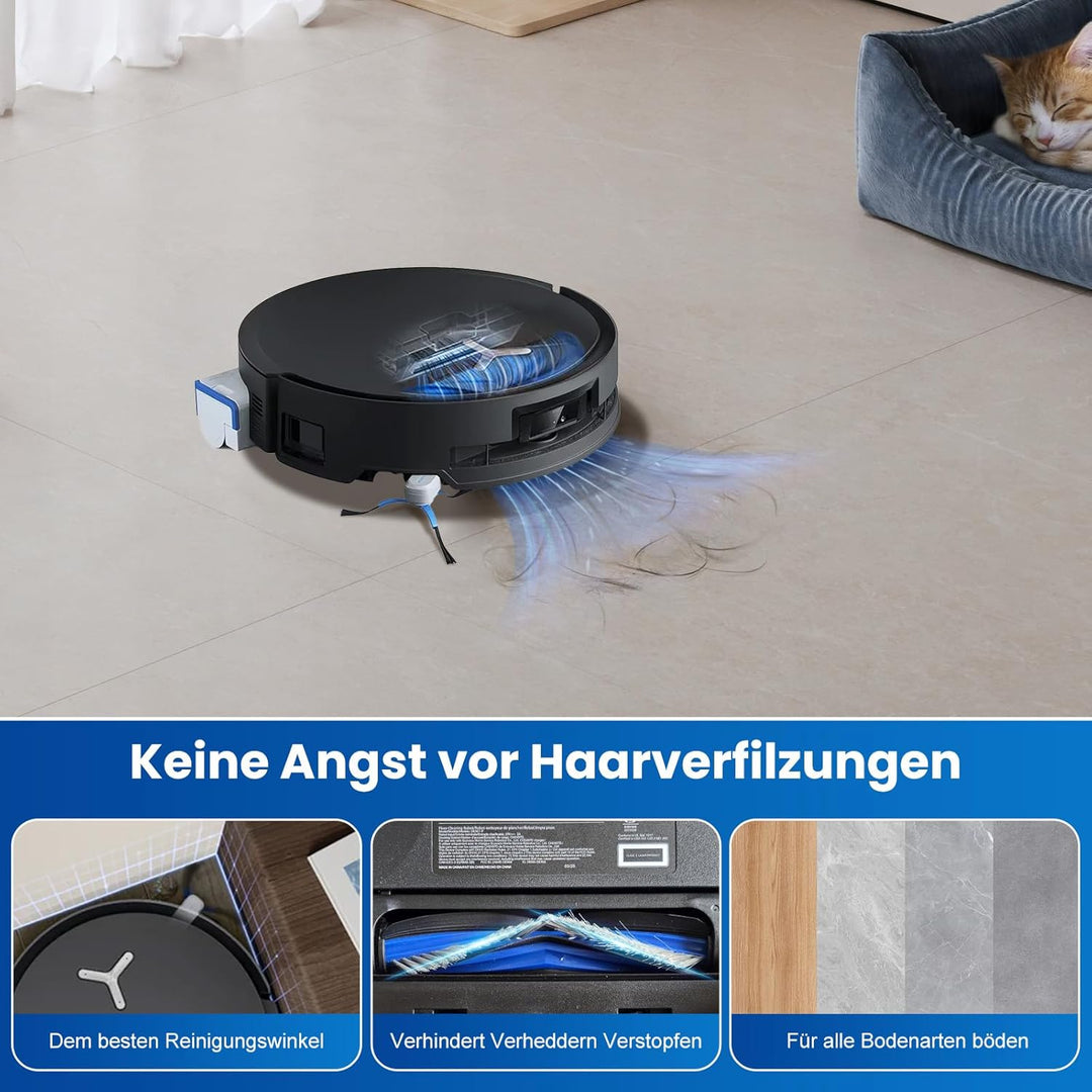 Zubehör für ECOVACS DEEBOT X8 PRO Omni / X8 Omni Saugroboter mit Wischfunktion, 4 Staubbeutel 4 Seit