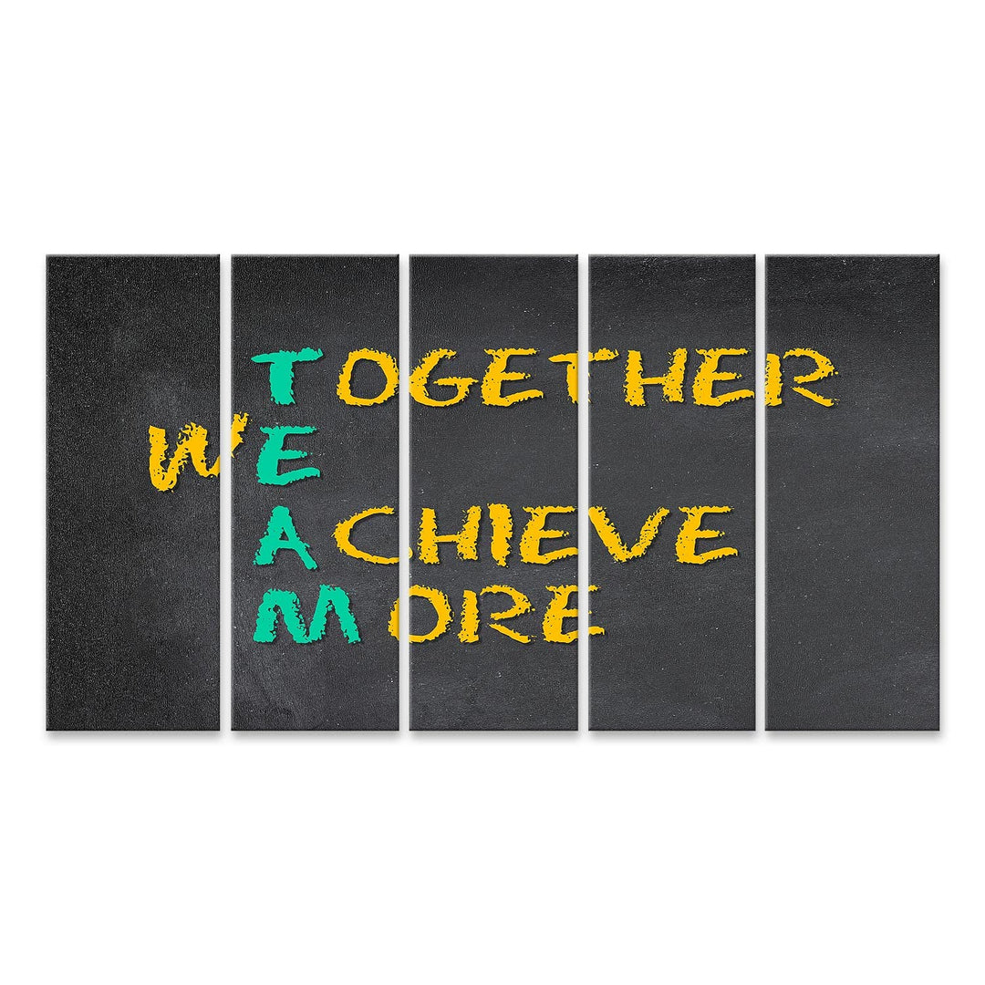 islandburner Bild auf Leinwand Team Work Motivation Mitarbeiter Für Büro Office Chef Besprechungsrau
