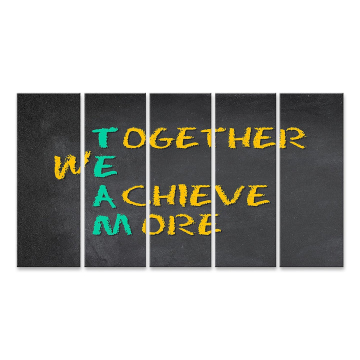 islandburner Bild auf Leinwand Team Work Motivation Mitarbeiter Für Büro Office Chef Besprechungsrau