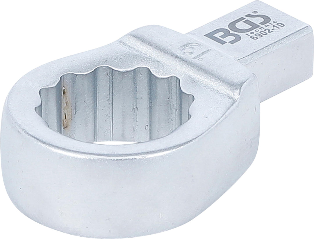 BGS 6902-19 | Einsteck-Ringschlüssel | 19 mm | Aufnahme 9 x 12 mm, 19 mm