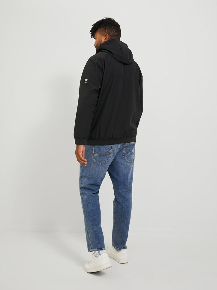 JACK & JONES Male Softshell Jacke Softshell Jacke XS Schwarz, XS Schwarz