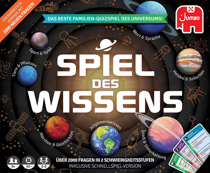 Jumbo Spiele GmbH JUM19907 Spiel des Wissens *Neu*