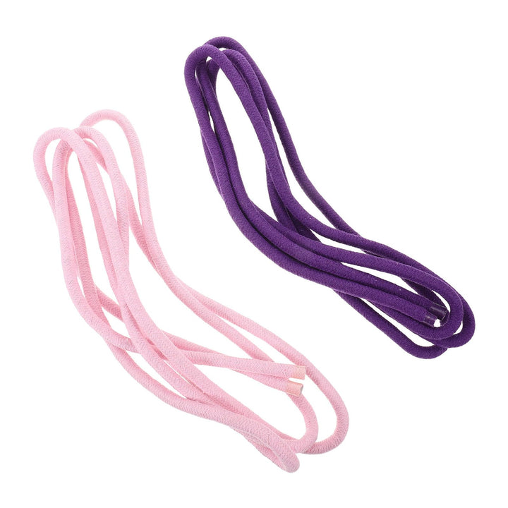 Turnseil aus Weicher Baumwolle, 2 Stück, 3 Meter, Rosa | Anfänger, Heimtraining und Rhythmische Spor