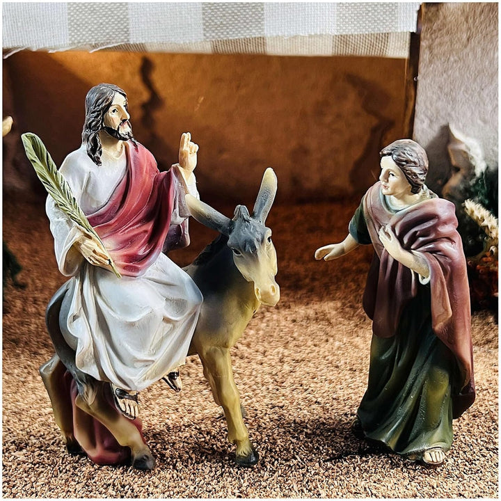 Holyart Einzug Jesu in Jerusalem, für 9 cm Krippe