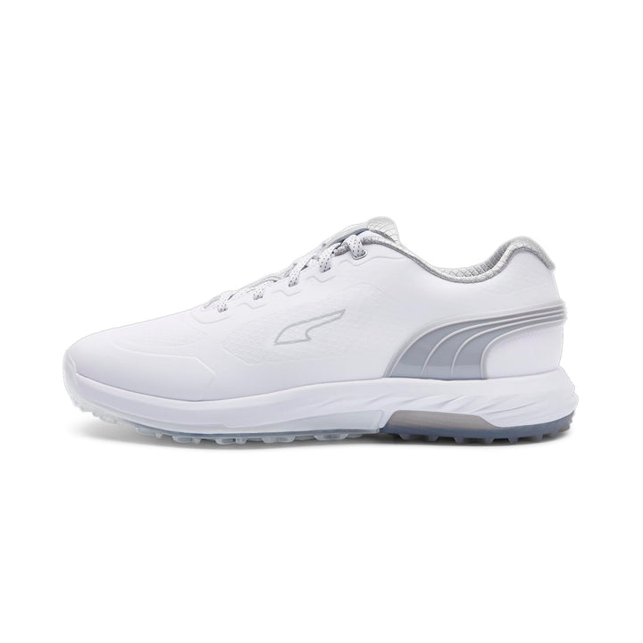 PUMA Herren Alphacat Nitro Golfschuh 41 EU Puma White Flat Light Gray Puma Silver, 41 EU Puma White
