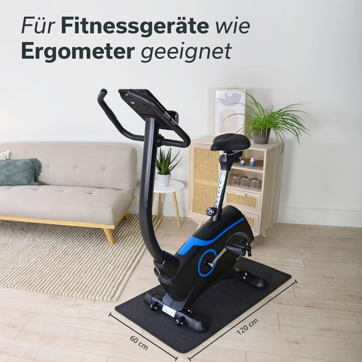 Skandika Bodenschutzmatte für Heimtrainer Rudergeräte und Vibrationsplatten | Made in Germany, Multi