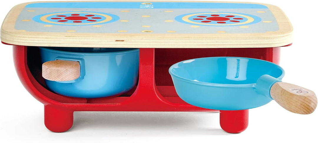 Hape E3170 Küchenset Herd Zubehör für Kinderküchen, ab 18 Monaten, 31 x 12.2 x 24.1