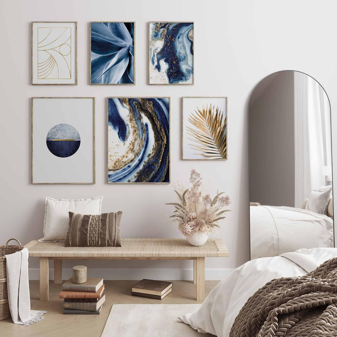 Heimlich® Premium Poster Set OHNE Bilderrahmen | 2 x DIN A3 &amp; 4 x DIN A4 - ca. 30x42 &amp; 21x30 | Stilv