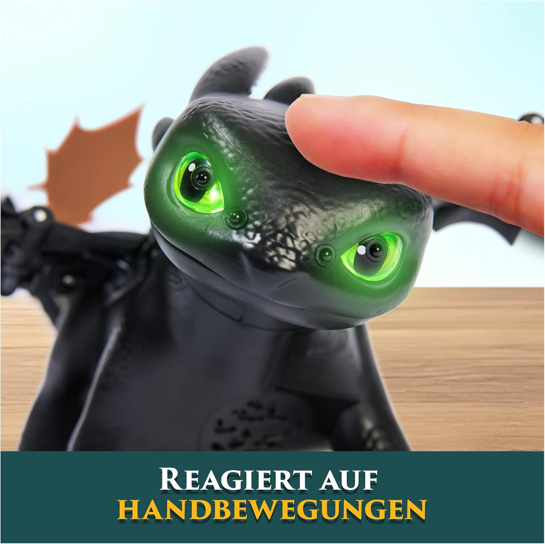 Dreamworks How to Train your Dragon, Interaktive Drachenfigur Ohnezahn mit Licht- und Soundeffekten