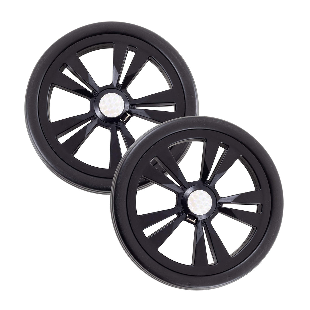 Andersen Ersatzrad-Set für Einkaufstrolley Komfort und Quattro (Hinterrad), Ø 200mm, schwarz 2 Räder