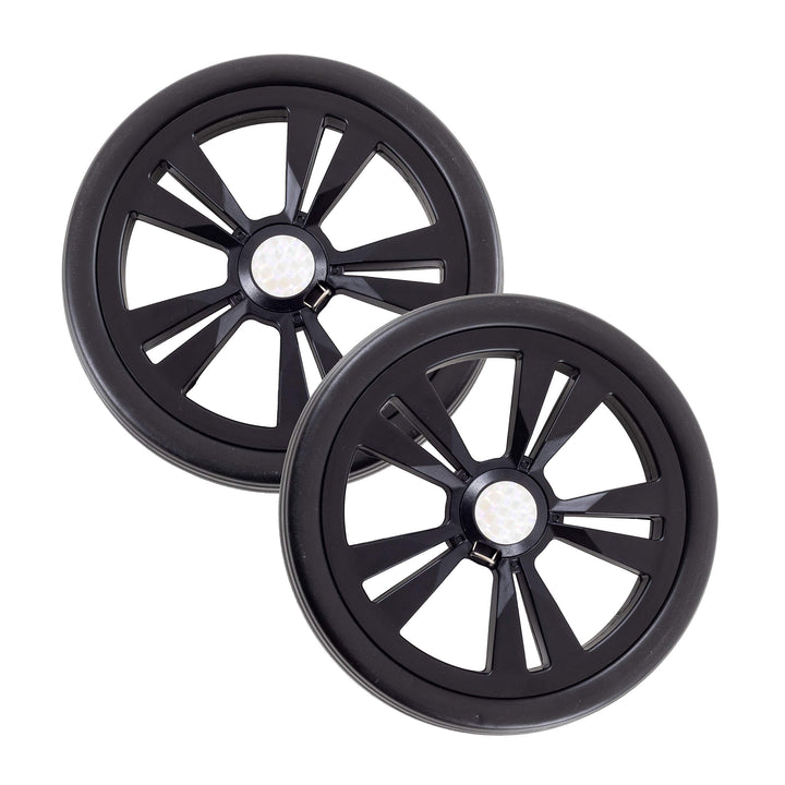 Andersen Ersatzrad-Set für Einkaufstrolley Komfort und Quattro (Hinterrad), Ø 200mm, schwarz 2 Räder
