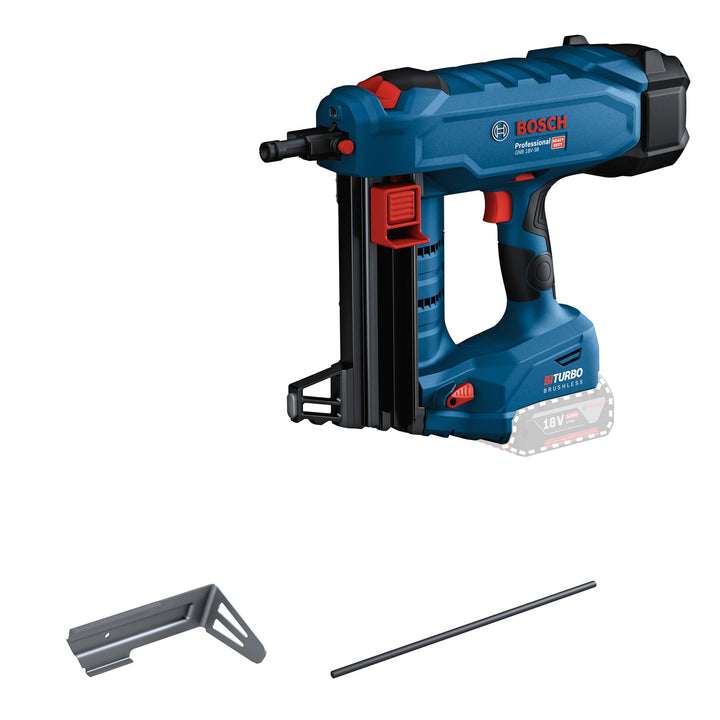 Bosch Professional BITURBO GNB 18V-38 Akku-Betonagler (Nageldurchmesser 2,7-3,0 mm, maximale Nagellä
