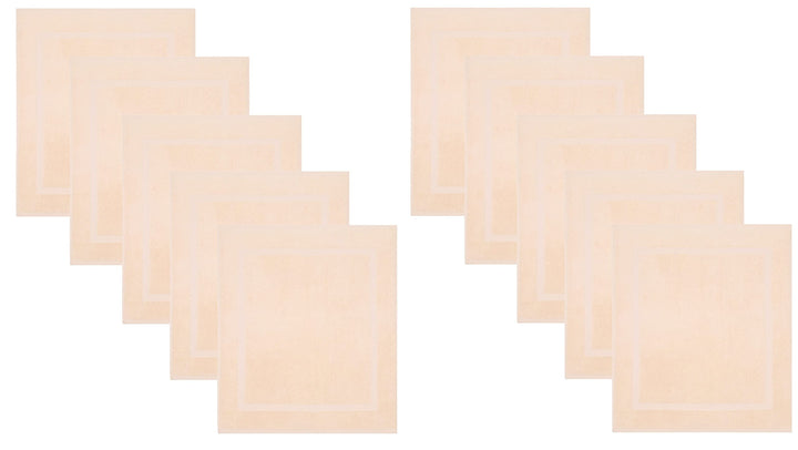 Betz 10 Stück Badvorleger Badematte Badteppich Duschvorleger Frottee Premium 100% Baumwolle Grösse 5