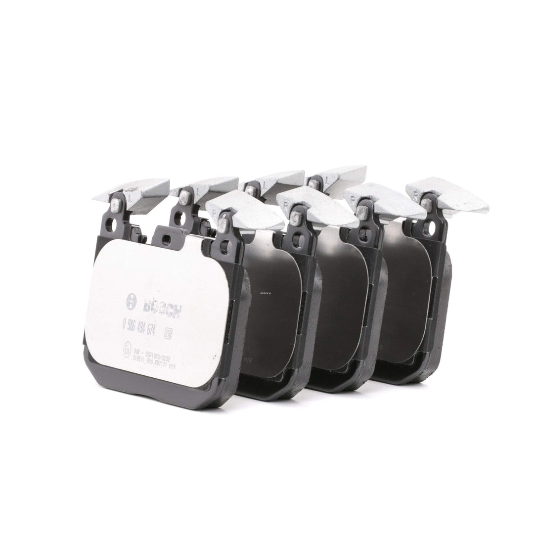 Bosch BP1669 Bremsbeläge - Vorderachse - ECE-R90 Zertifizierung - vier Bremsbeläge pro Set