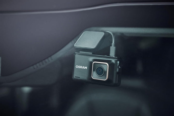 Osram ROADsight PRO 30 Dashcam – Front- und Rückansicht, 1296p Full HD, 3-Zoll-IPS-Bildschirm, 140°