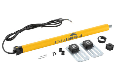 Schellenberg 20410 Rolladenmotor Mini Plus 10 Nm, elektronische Endlageneinstellung, bis zu 6 m² Flä