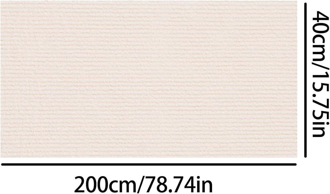 Kratzpads für Katzen, 200 cm x 40 cm, Selbstklebend – DIY Katzenkratzmatte aus strapazierfähigem Pol